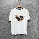 Amiri T Shirt Eagle Print Casual Round Neck